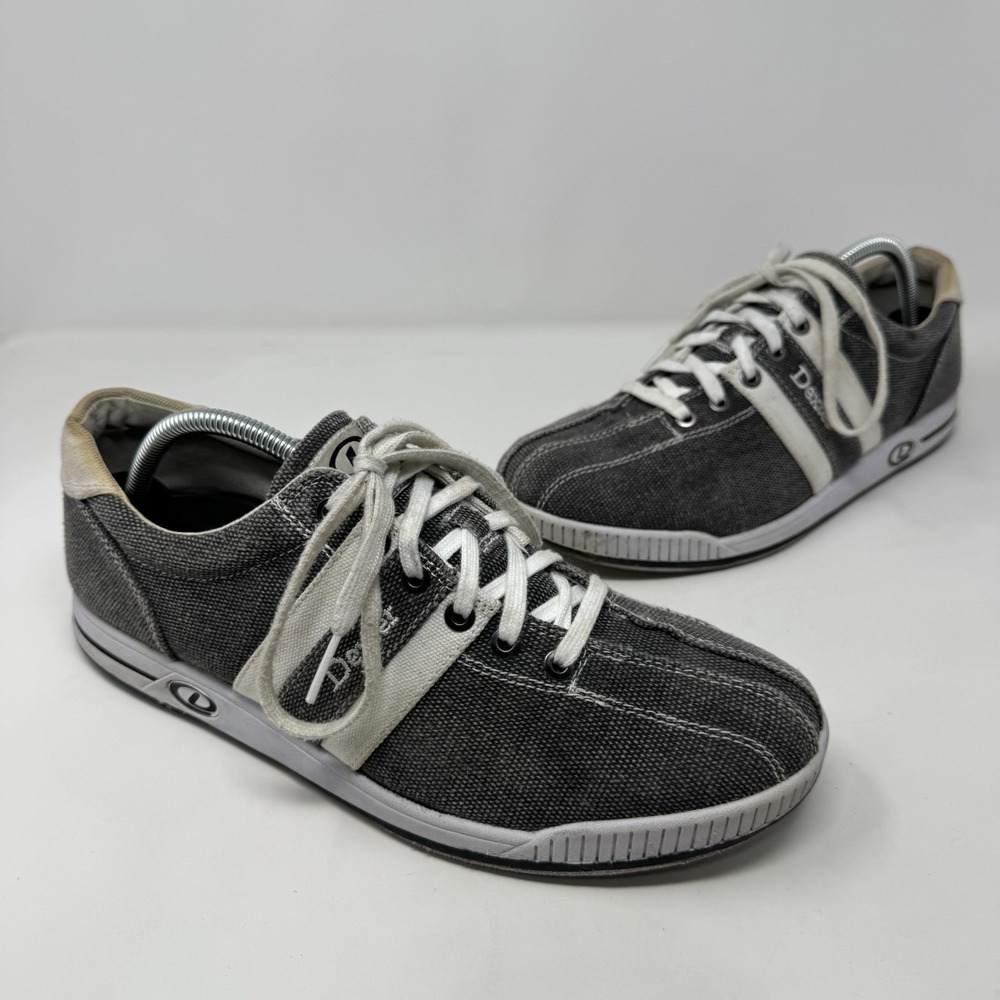 Dexter Kory II Bowling Shoes Black White Lightweight Canvas Alley Men's 10.5 M